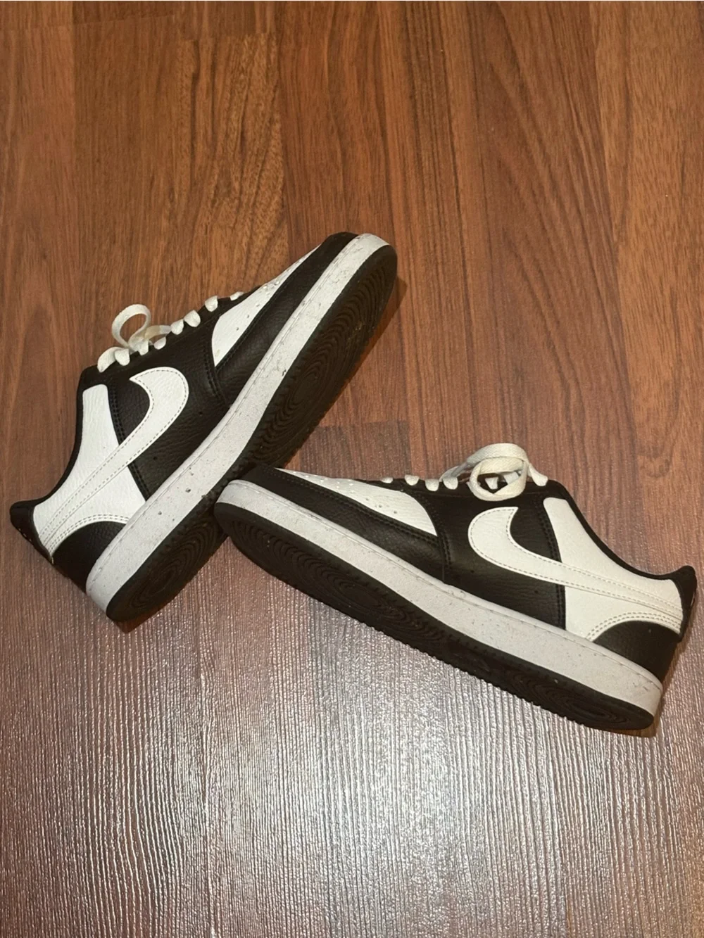 Nike Black and White Low-Top Sneakers